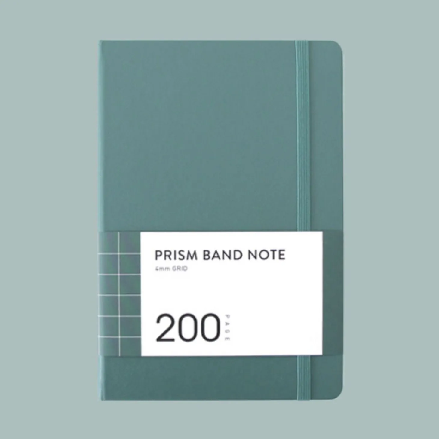 Prism 200p Hardcover Band Grid Notebook