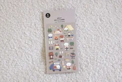 Puppy's Camping Deco Sticker