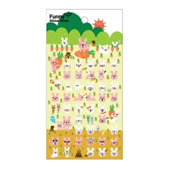 Rabbit Emoji Puffy Sticker