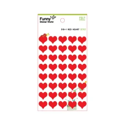 Red Heart Felt Deco Sticker