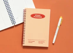 Retro Spiral Study Planner