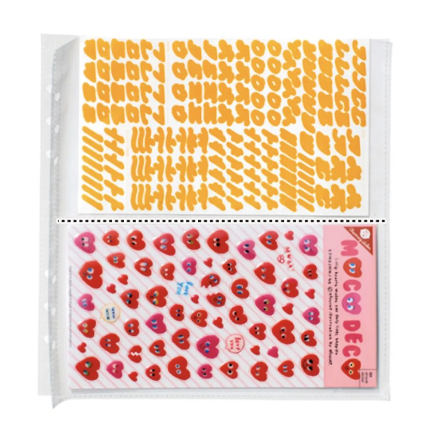 6 Ring A5 Wide Double-sided Pocket Refill