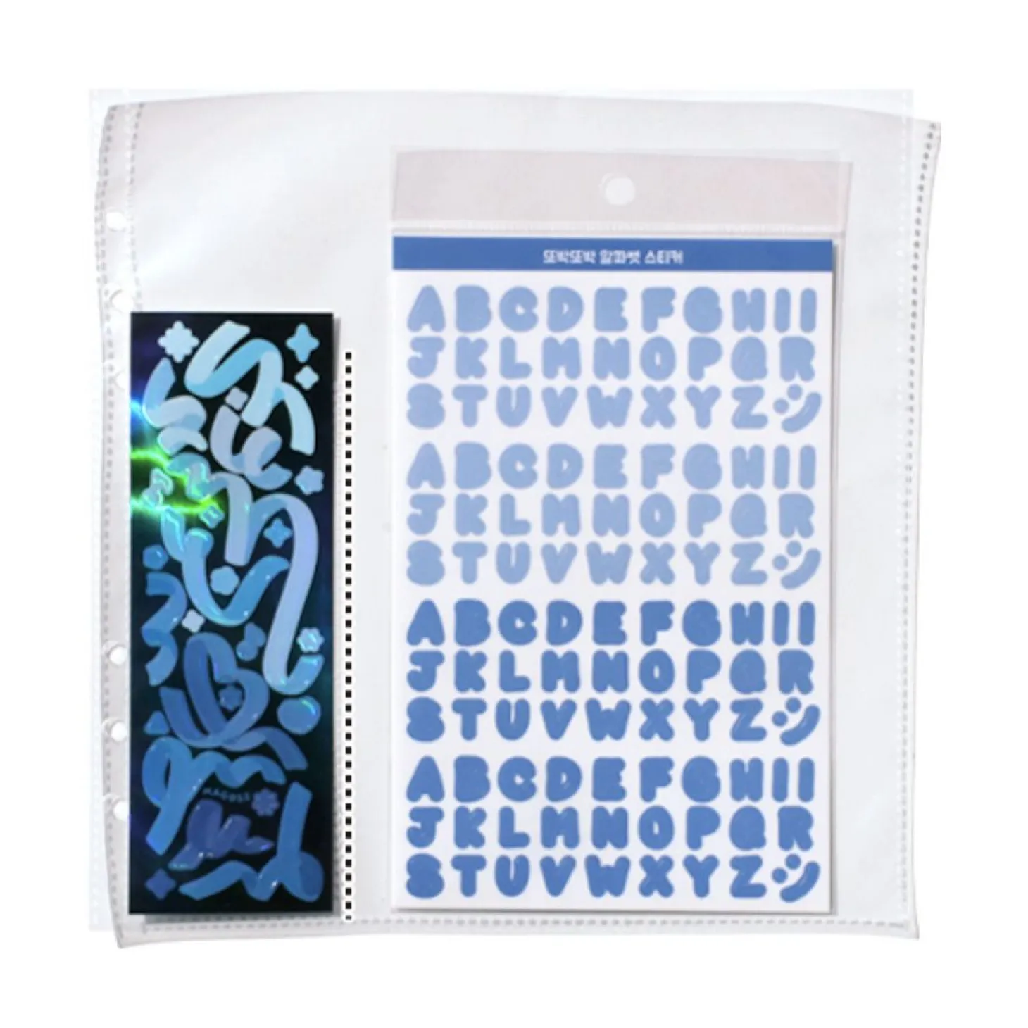 6 Ring A5 Wide Double-sided Pocket Refill
