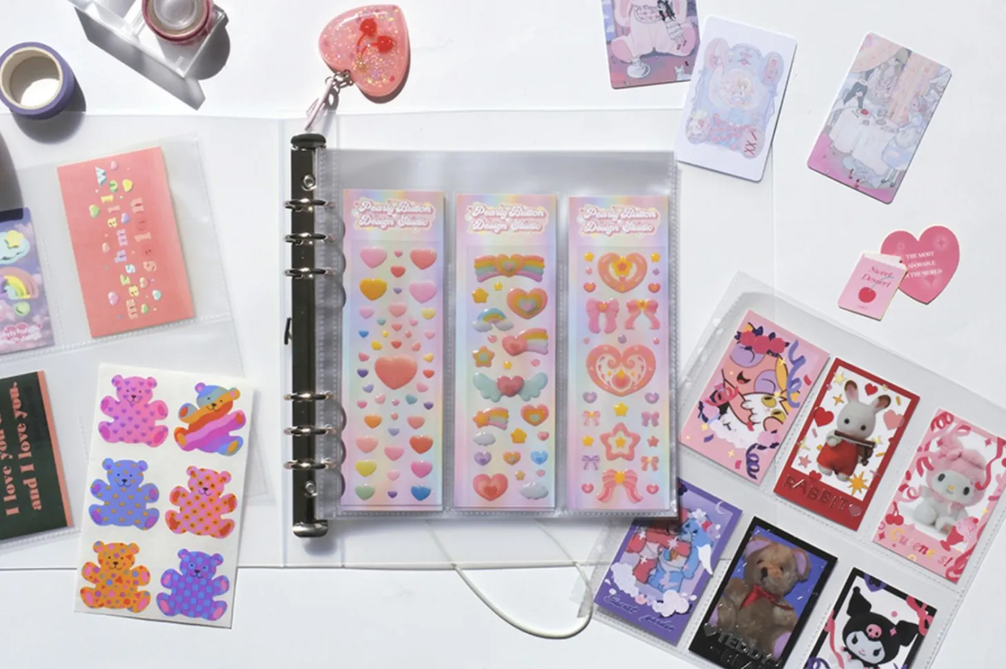 6 Ring A5 Wide Double-sided Pocket Refill