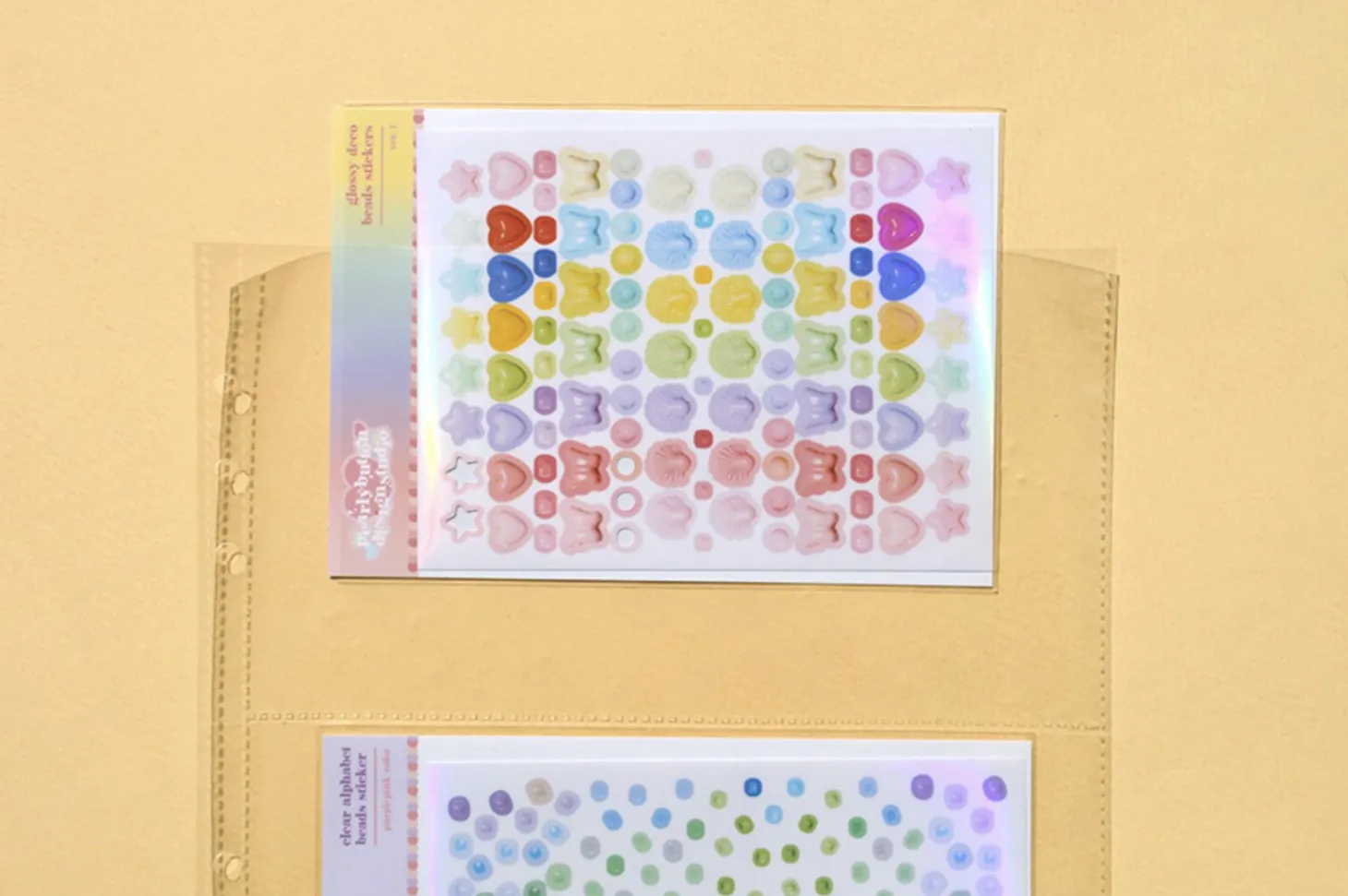 6 Ring A5 Wide Double-sided Pocket Refill