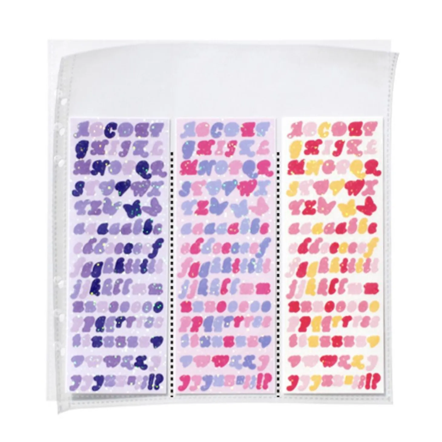 6 Ring A5 Wide Double-sided Pocket Refill
