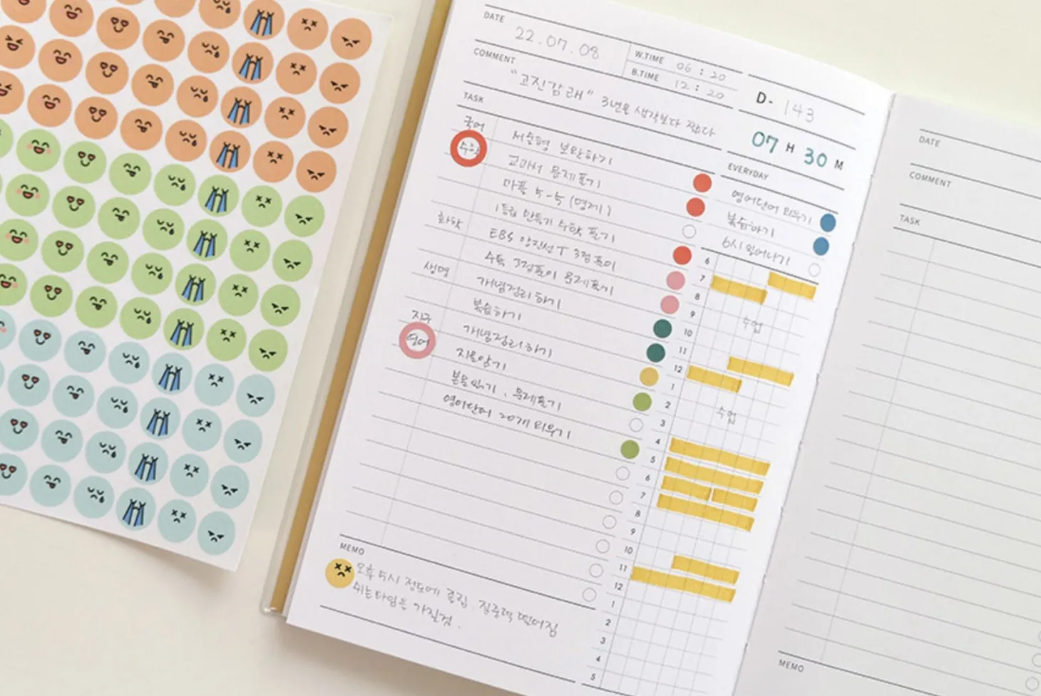 Simple Quarterly Study Planner