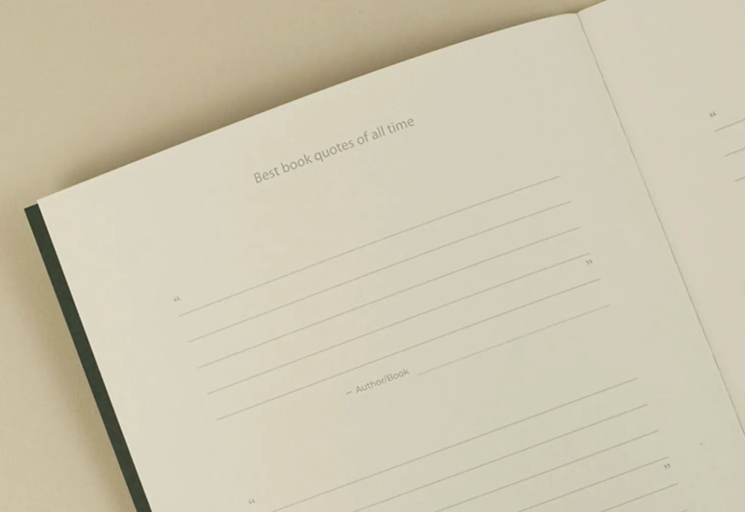 Slim Book Lover's Archive Reading Journal