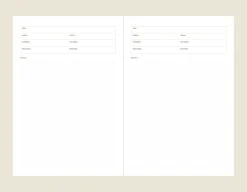 Slim Book Lover's Archive Reading Journal
