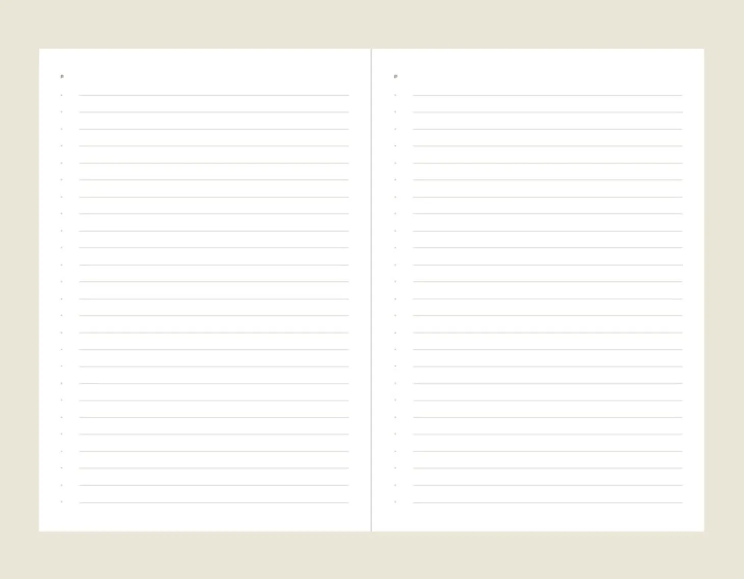 Slim Book Lover's Archive Reading Journal