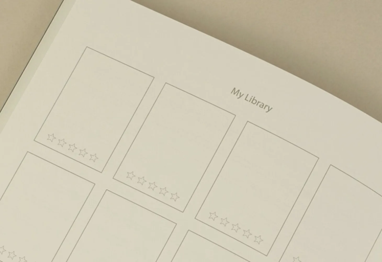 Slim Book Lover's Archive Reading Journal