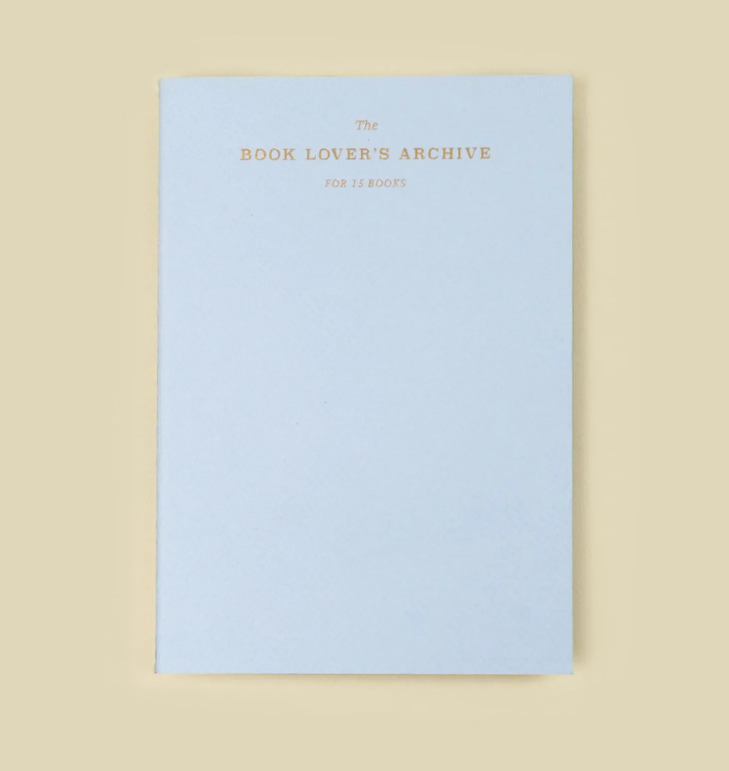 Slim Book Lover's Archive Reading Journal