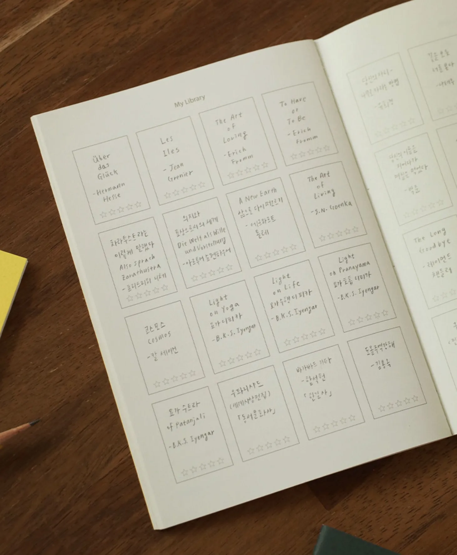 Slim Book Lover's Archive Reading Journal
