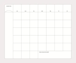The Scenery Weekly Planner