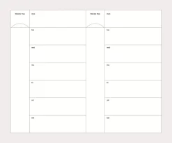 The Scenery Weekly Planner