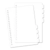 Translucent 20 Ring A5 Index Tabs