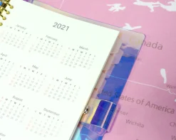 Translucent 20 Ring A5 Index Tabs