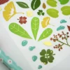 Transparent Leaf Deco Sticker