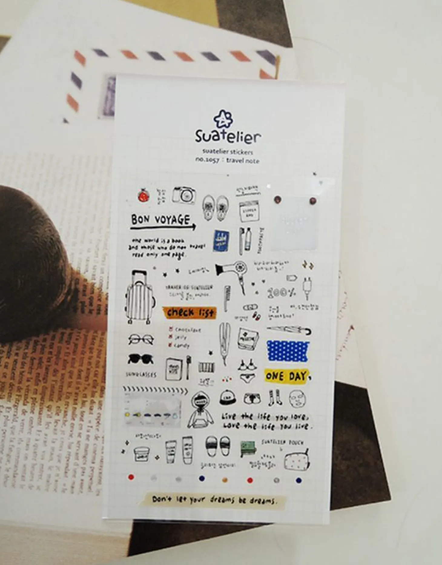 Travel Note Deco Sticker