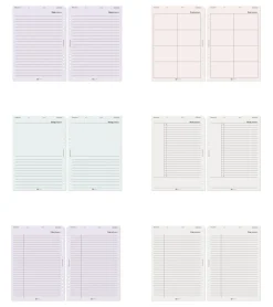 Up&Down Index 6 Ring A5 Planner Refill