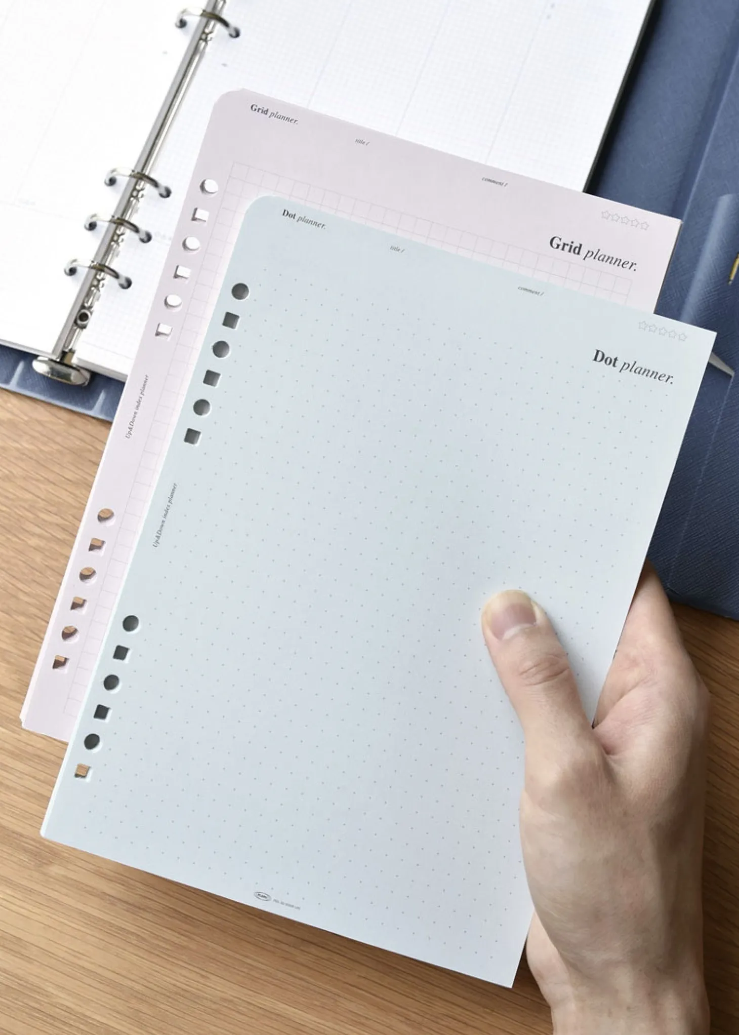 Up&Down Index 6 Ring A5 Planner Refill