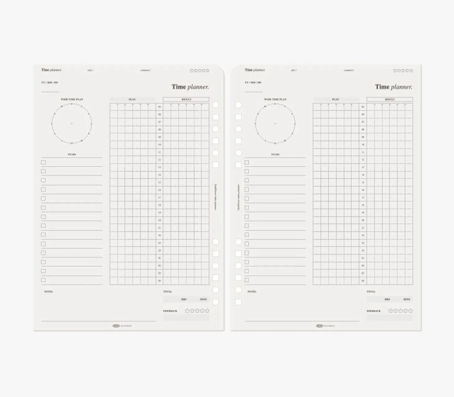 Up&Down Index 6 Ring A5 Planner Refill