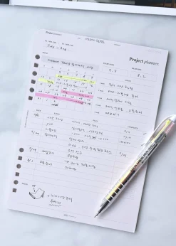 Up&Down Index 6 Ring A5 Planner Refill