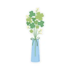 Vase Flower Clear Bookmark