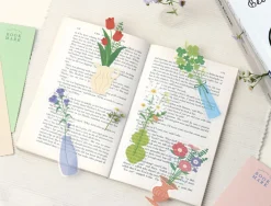 Vase Flower Clear Bookmark