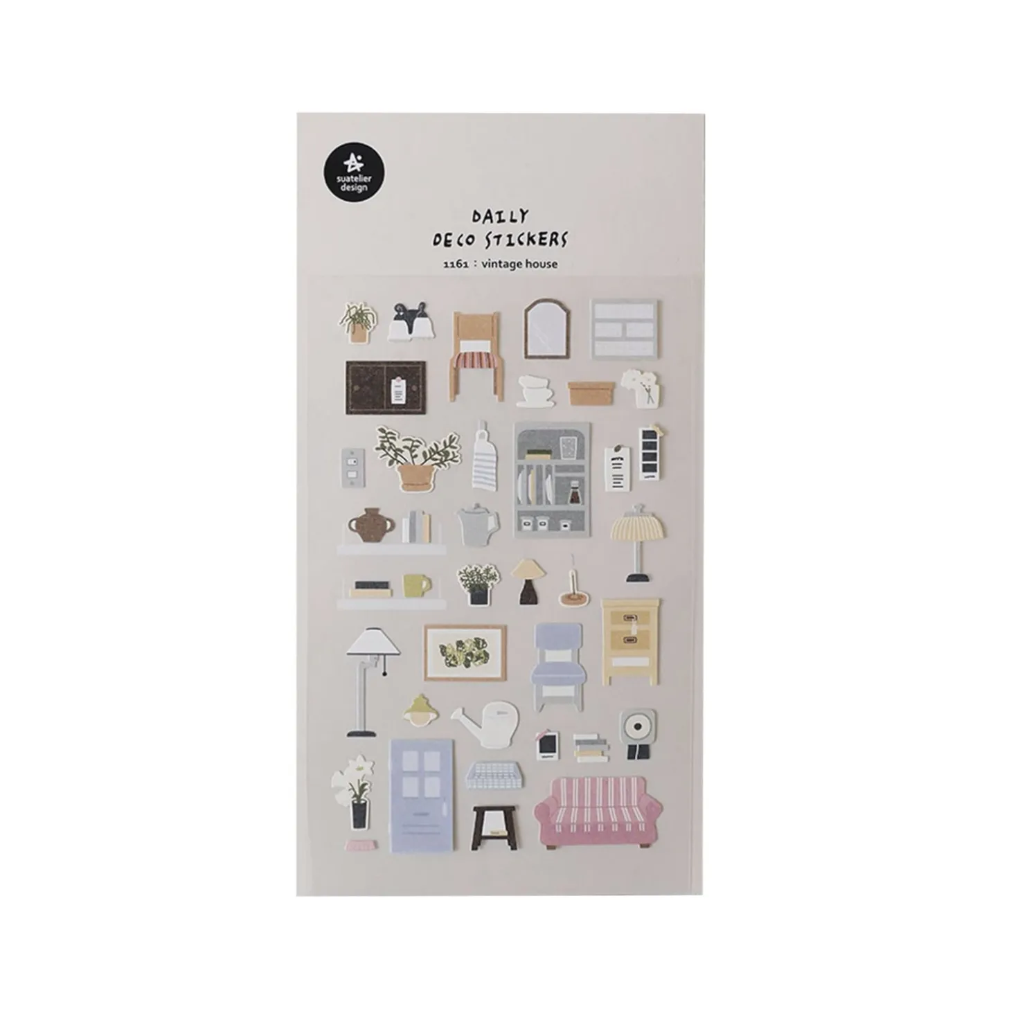 Vintage House Deco Sticker