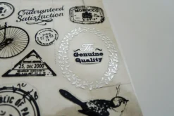 Vintage Stamp Deco Sticker