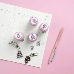 Wedding Acrylic Key Ring