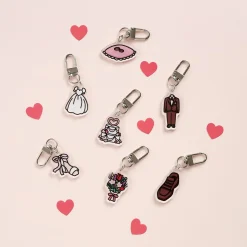 Wedding Acrylic Key Ring