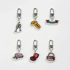 Wedding Acrylic Key Ring