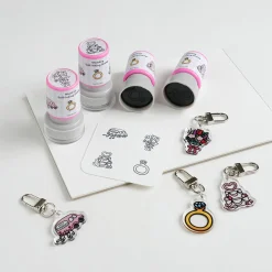 Wedding Acrylic Key Ring