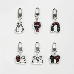 Wedding Acrylic Key Ring