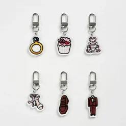 Wedding Acrylic Key Ring