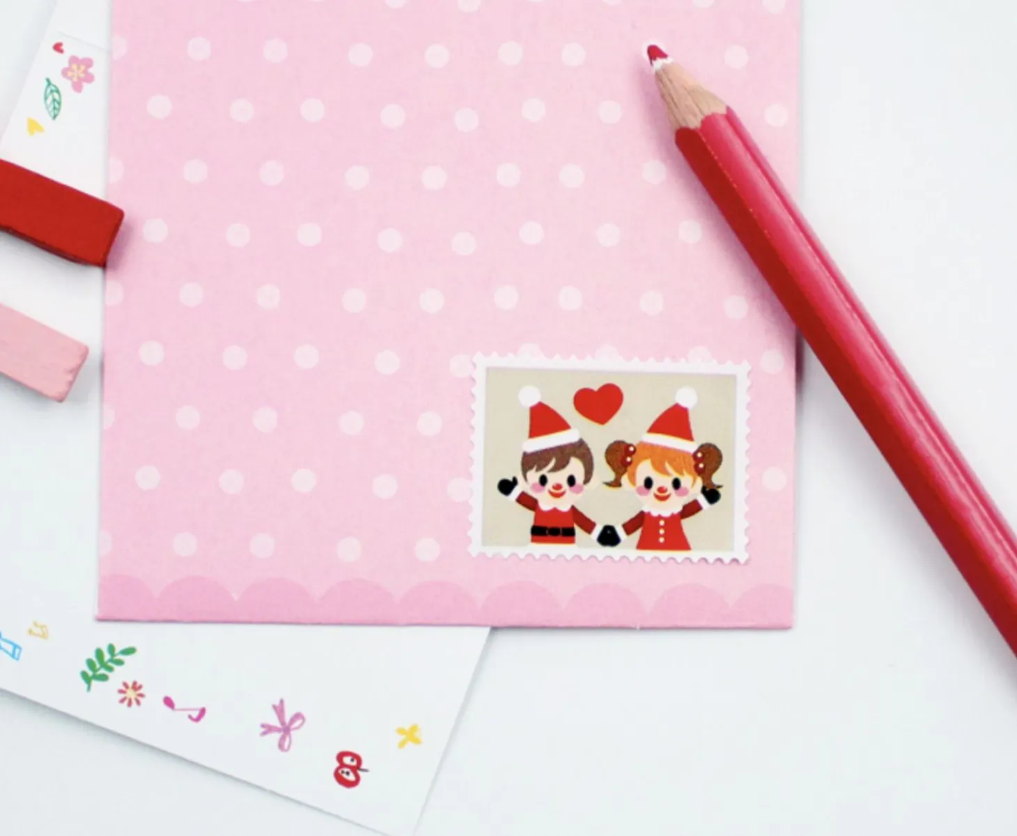 Winter Holiday Stamp Deco Sticker