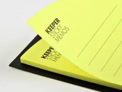 Yellow Corner Pocket Sticky Note