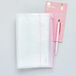 Zipper Sticker Pocket Binder