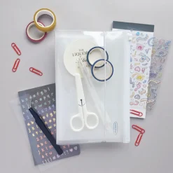 Zipper Sticker Pocket Binder