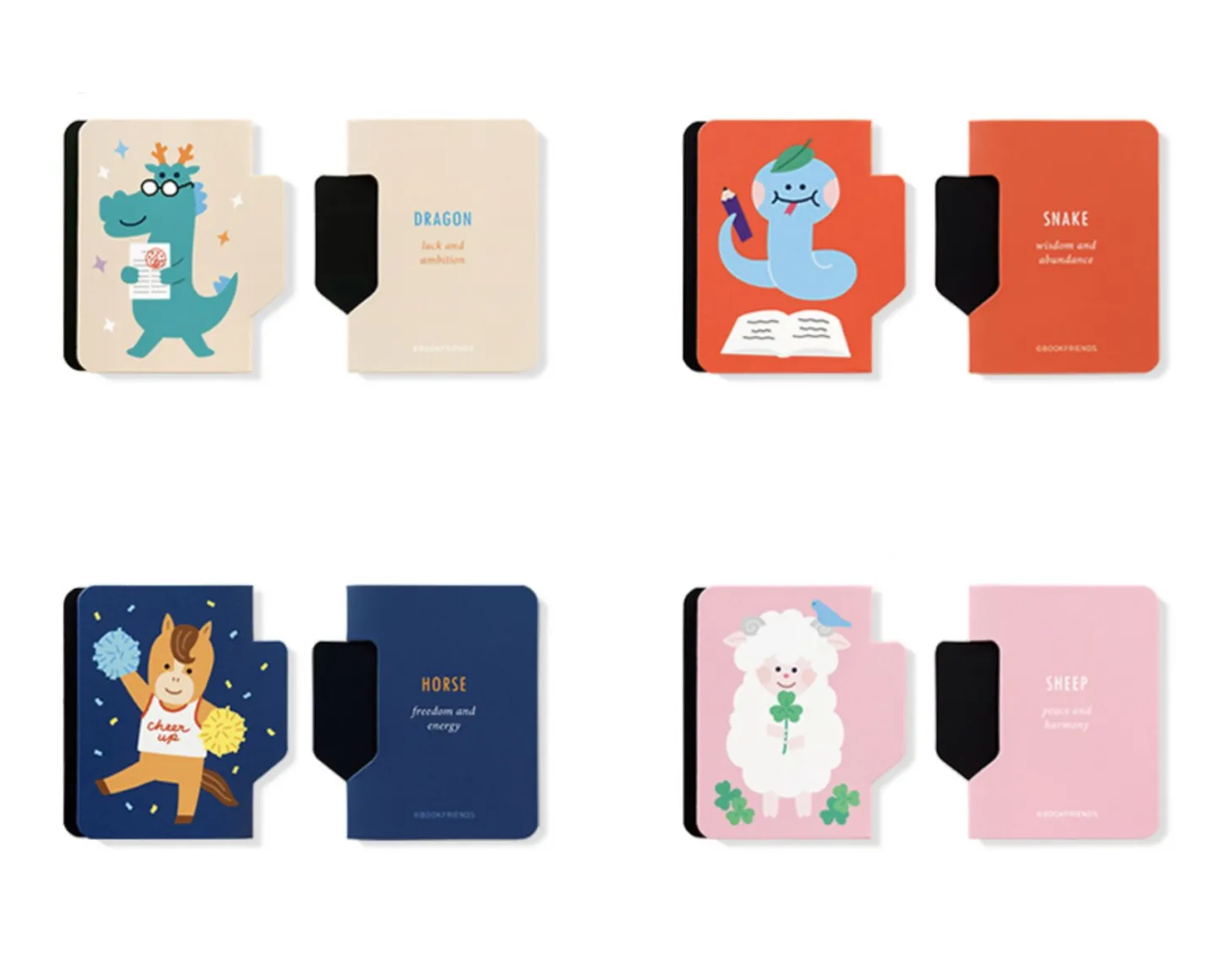 Zodiac Friends Magnetic Bookmark